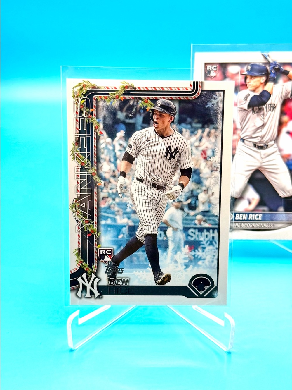 🔥Ben Rice Rookie Lot! 🔥Topps Chrome & Holiday Rookie + Bowman Rookie! 🤩 - Picture 4 of 8